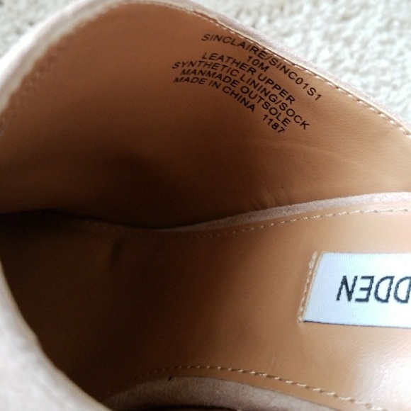 🚫SOLD🚫🔻📣SALE Nude chunky heel mules - Picture 5 of 8